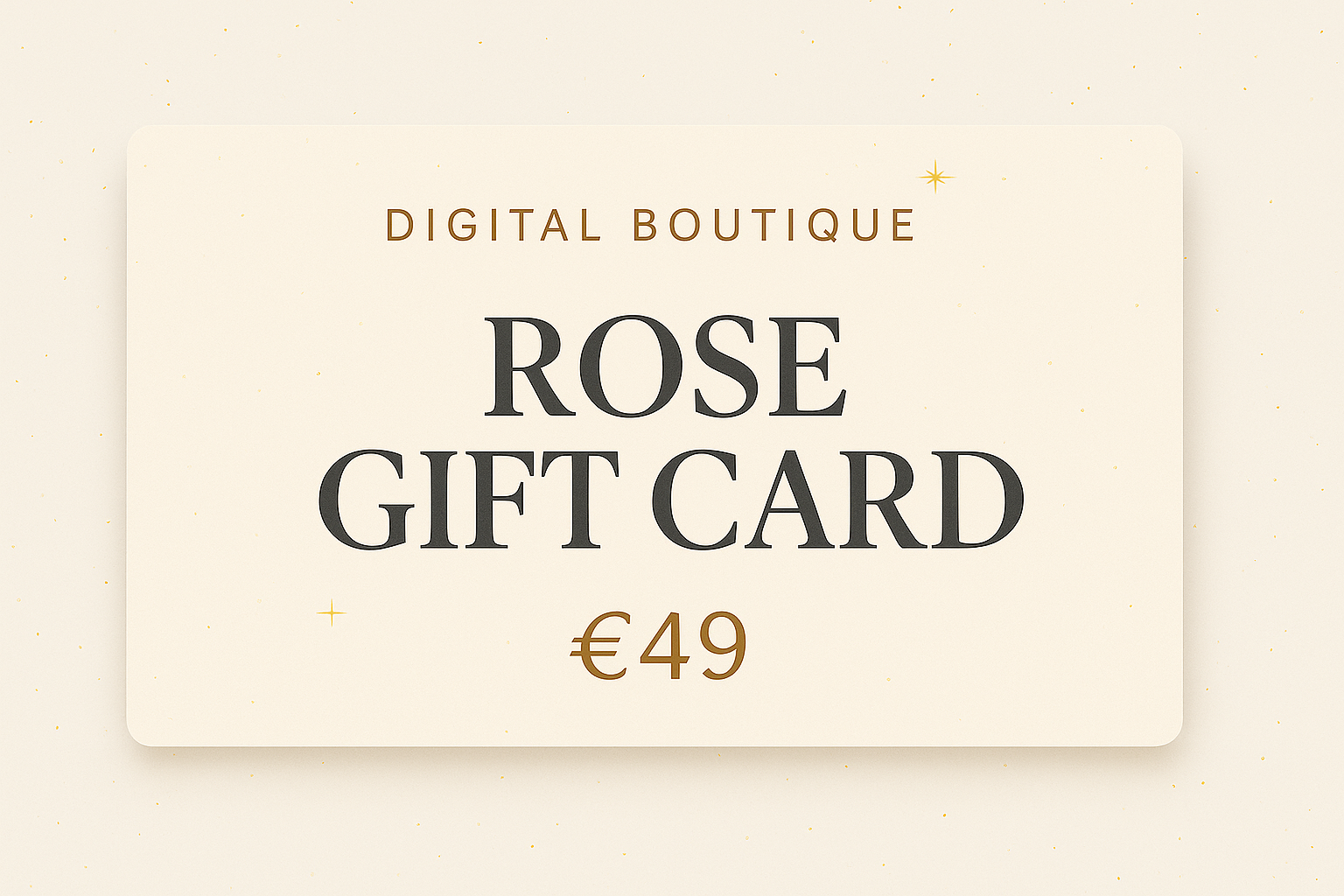 Digital Boutique Gift Card