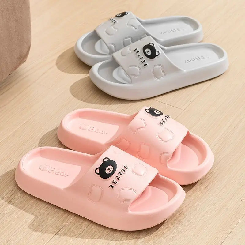 Women's slippers For Summer Outdoor Indoor Thick Soled Bathroom Anti Slip Cool Slippers For Women Home Soft Sole Slides Sandals