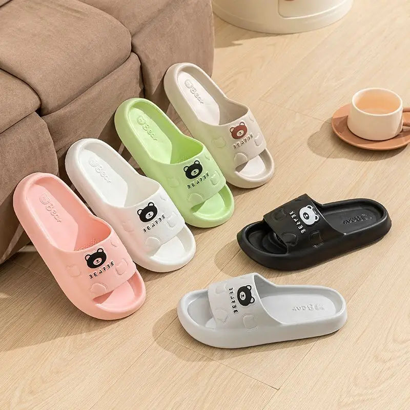 Women's slippers For Summer Outdoor Indoor Thick Soled Bathroom Anti Slip Cool Slippers For Women Home Soft Sole Slides Sandals