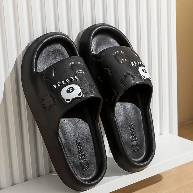 Women's slippers For Summer Outdoor Indoor Thick Soled Bathroom Anti Slip Cool Slippers For Women Home Soft Sole Slides Sandals