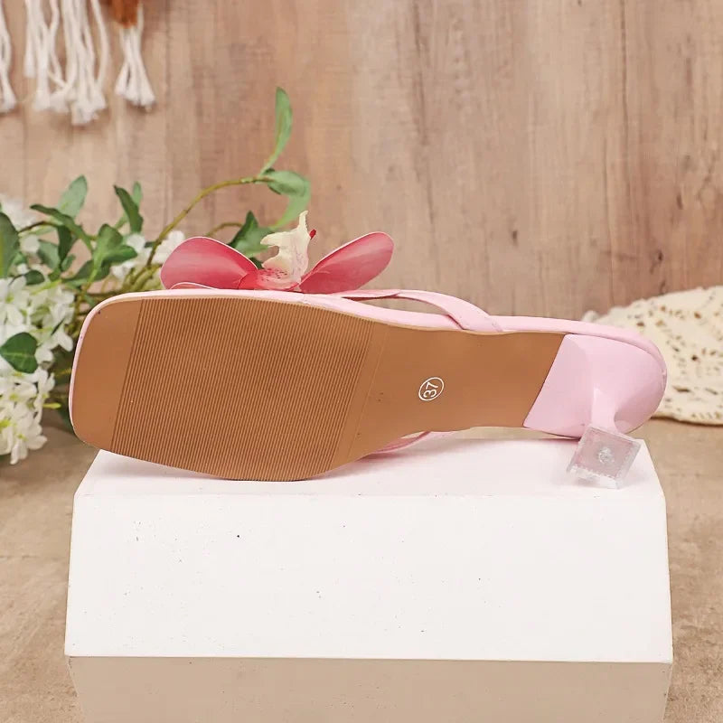 2025 New Women's Slippers Casual Fashionable High Quality Shoes for Women Shallow Women Sandals Elegant Flowers Design Slippers