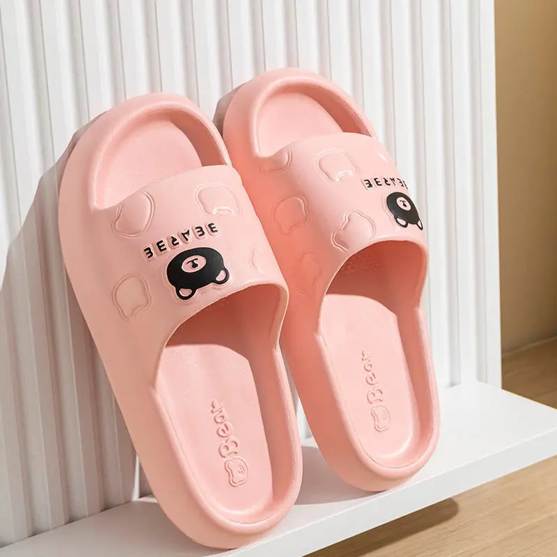 Women's slippers For Summer Outdoor Indoor Thick Soled Bathroom Anti Slip Cool Slippers For Women Home Soft Sole Slides Sandals