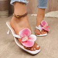 2025 New Women's Slippers Casual Fashionable High Quality Shoes for Women Shallow Women Sandals Elegant Flowers Design Slippers